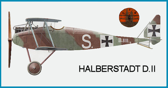 1:32nd scale Halberstadt D.II Header