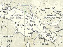 NEW GUINEA MAP